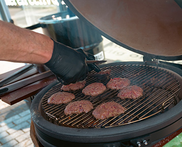 Burger op de bbq